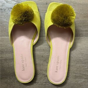 Kate Spade Amour Pom Slide